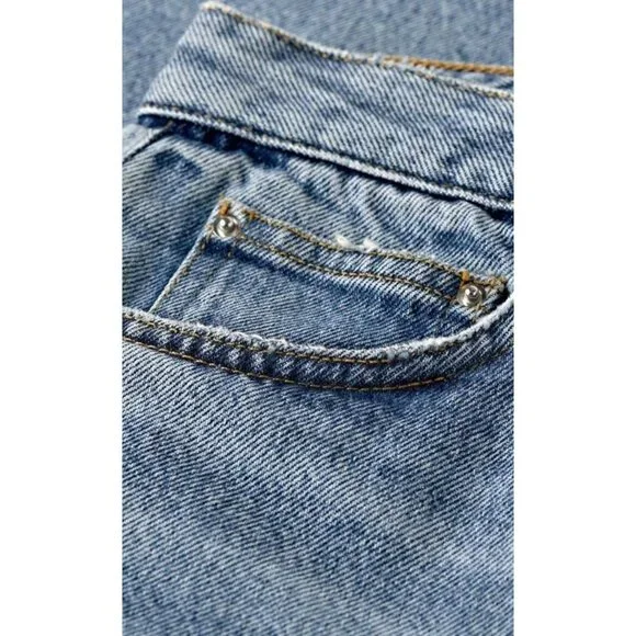 NWT TOTEME Flare Jeans Worn Blue Size 27 - Picture 10 of 11